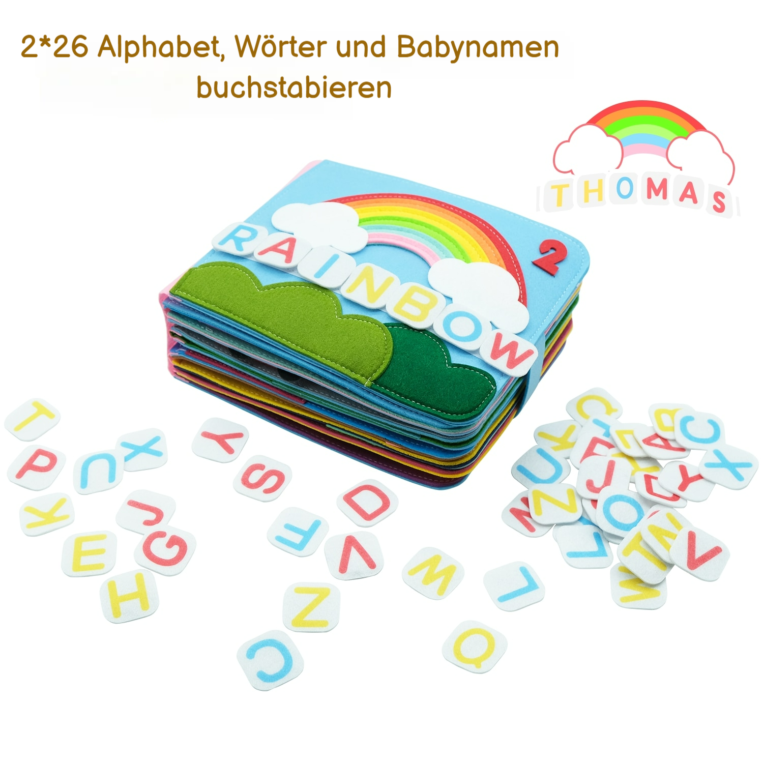 Montessori Regenbogen Entdeckerbuch - Premium