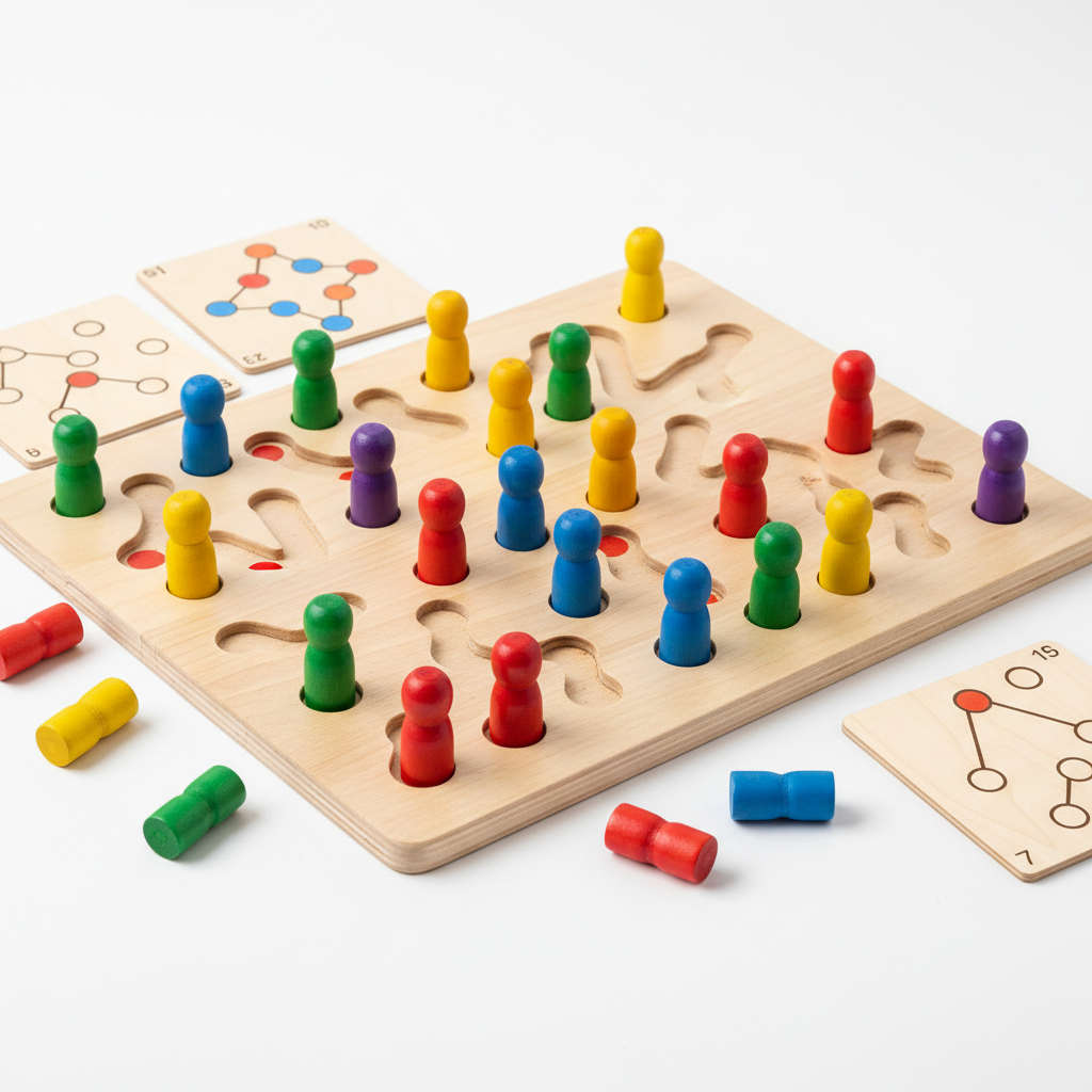 Montessori Holz-Brettspiel