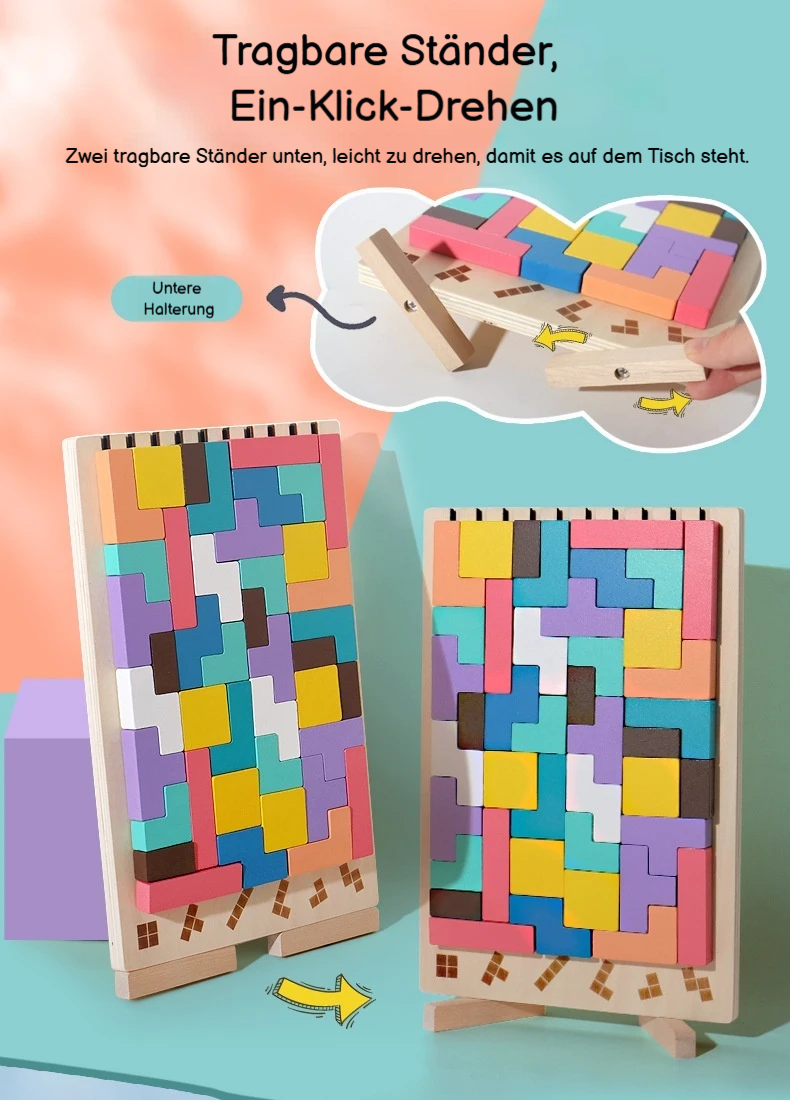 Montessori 3D-Holzpuzzle