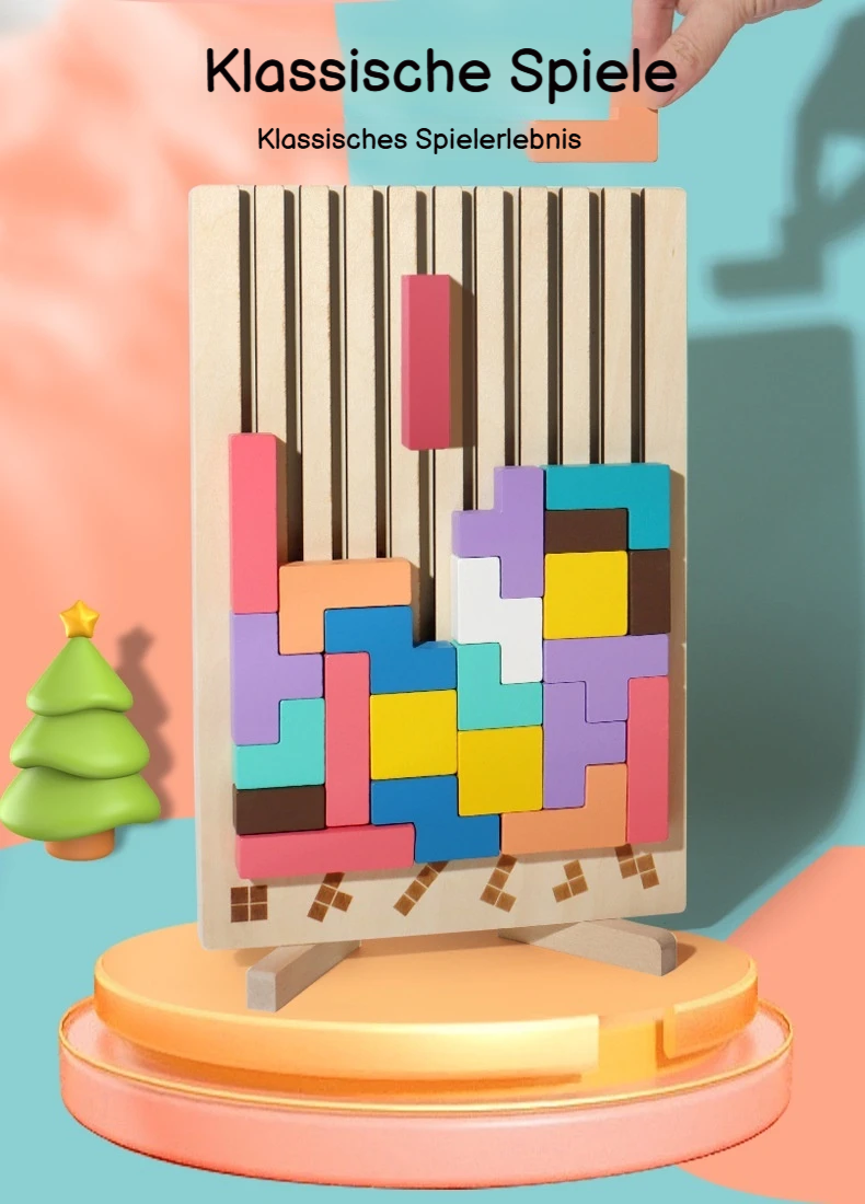 Montessori 3D-Holzpuzzle