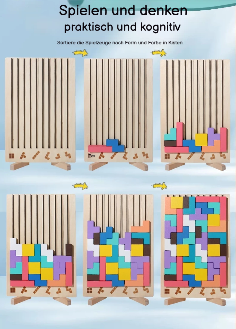 Montessori 3D-Holzpuzzle