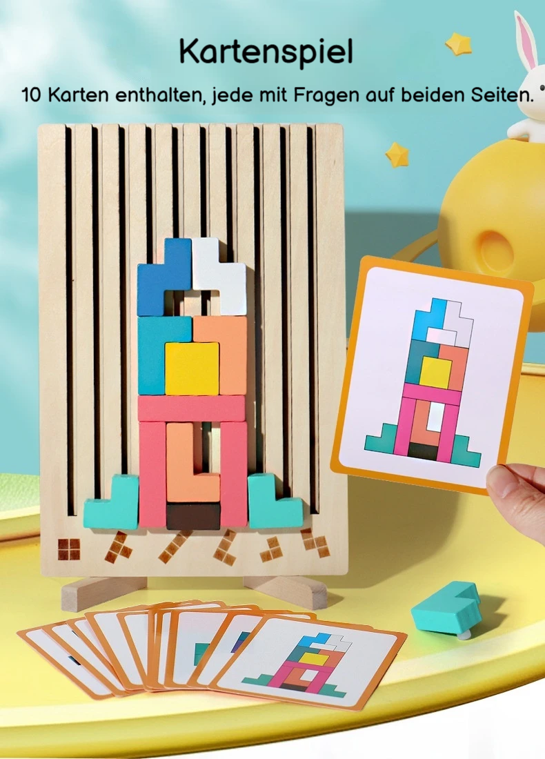 Montessori 3D-Holzpuzzle