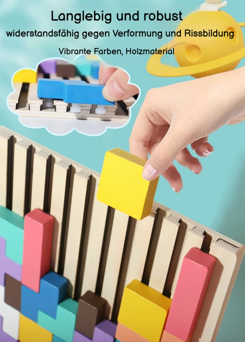 Montessori 3D-Holzpuzzle