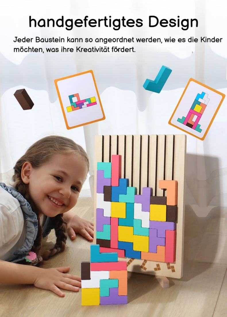 Montessori 3D-Holzpuzzle