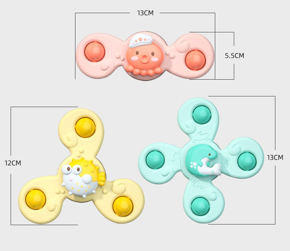 Sensorik-Spinner mit Saugnapf