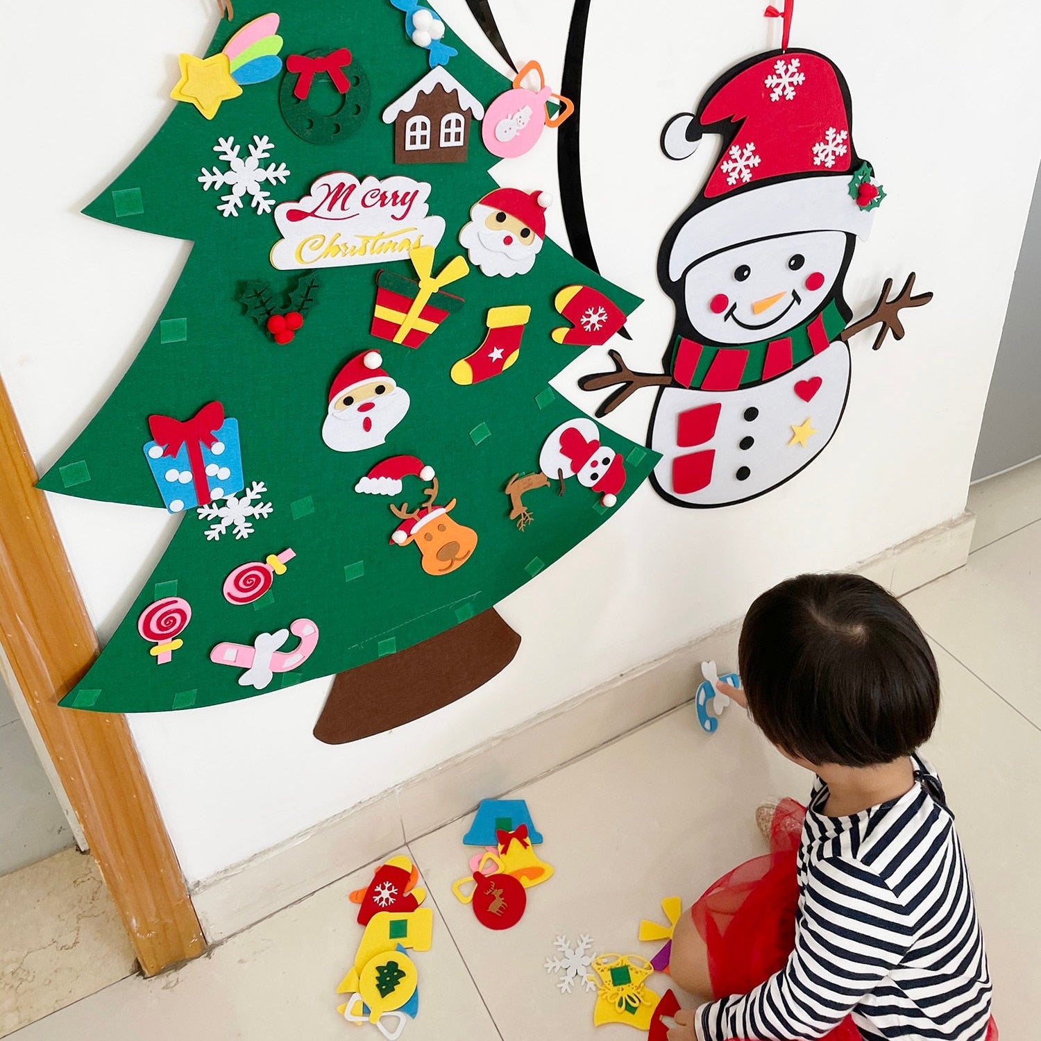 Montessori Weihnachtsbaum
