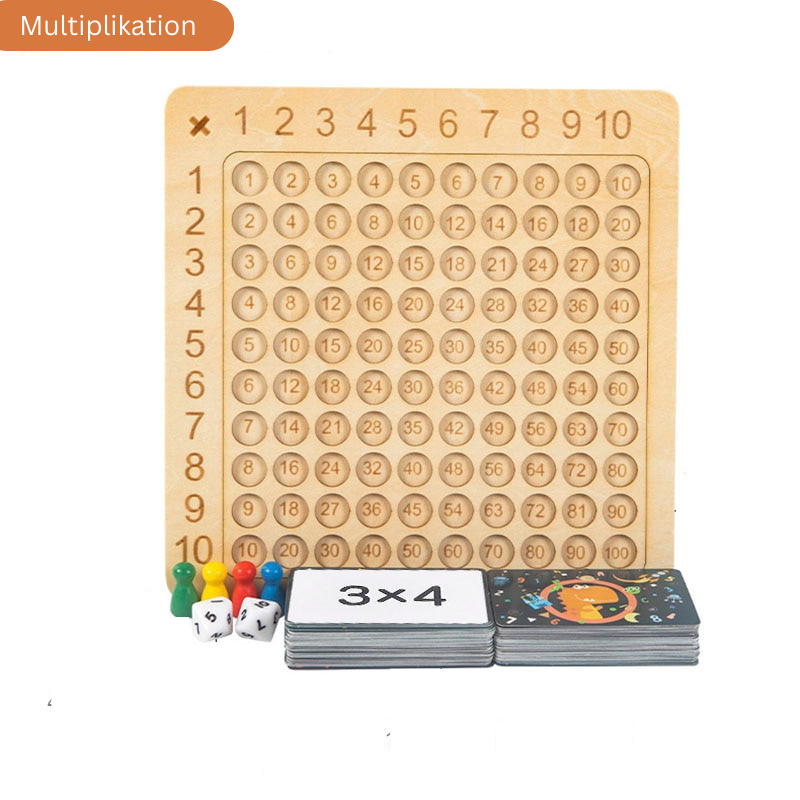 Montessori Lernspiel: Multiplikations- und Additionstabelle