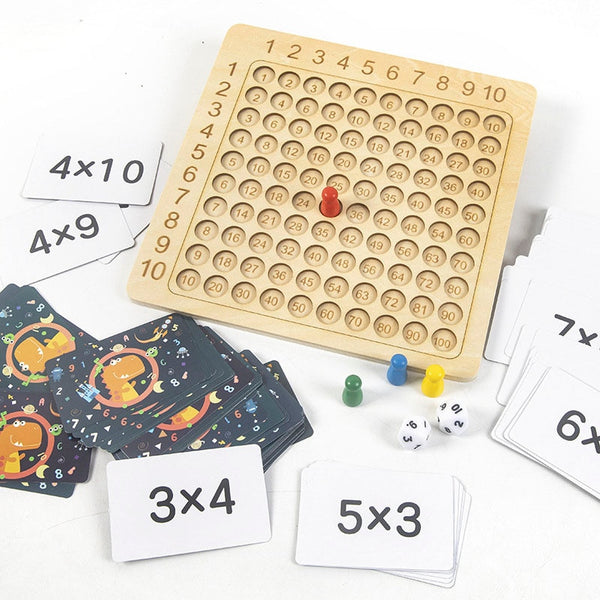 Montessori Lernspiel: Multiplikations- und Additionstabelle