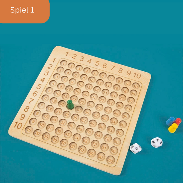 Montessori Lernspiel: Multiplikations- und Additionstabelle