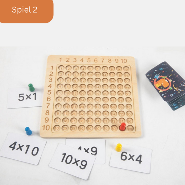 Montessori Lernspiel: Multiplikations- und Additionstabelle