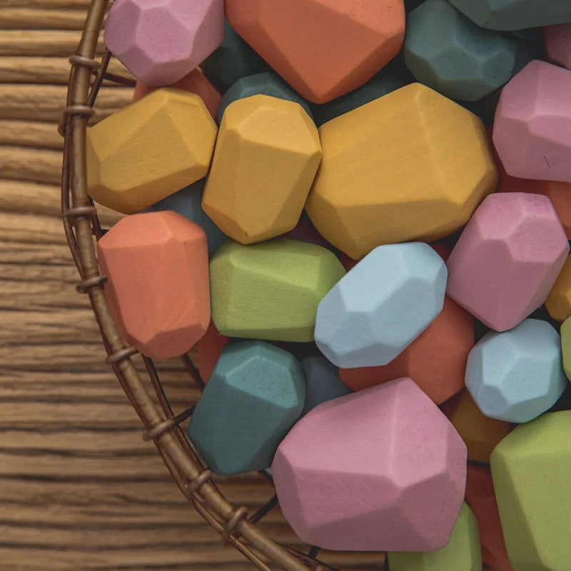 Montessori Holzbausteine