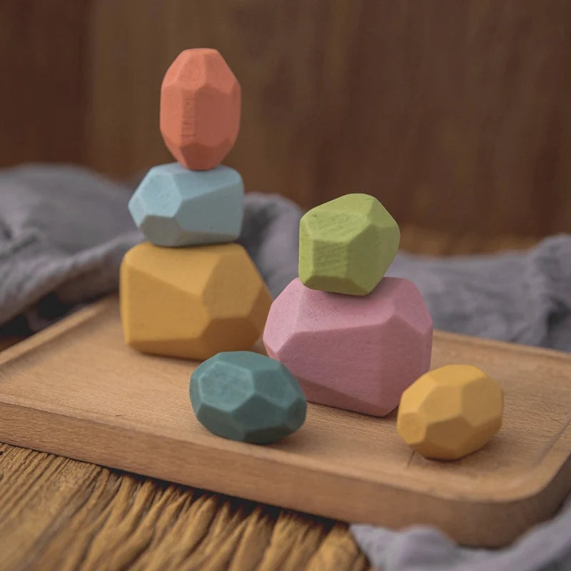 Montessori Holzbausteine